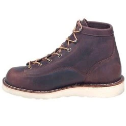 Danner Boots: Men's Brown 15552 EH American-Made Bull Run Boots -doublehboots shop danner 15552 i 01