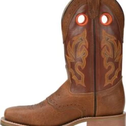 Double H Boots: Men's DH5400 Brown Square Steel Toe ICE Roper 13" Pull On Cowboy Boot 11 Double H Boots: Men's DH5400 Brown Square Steel Toe ICE Roper 13" Pull On Cowboy Boot -doublehboots shop dh5400 500xauto instep