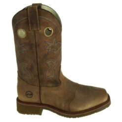 Double H Boots: ICE Composite Toe Men's DH6134 Brown Ropers 12 Double H Boots: ICE Composite Toe Men's DH6134 Brown Ropers -doublehboots shop double h dh5134 o 001 1