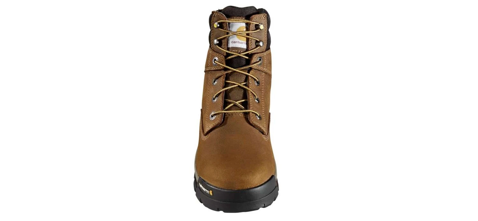 Carhartt Boots: Men's CME6047 Brown Oil Tanned Ground Force 6-Inch Soft Toe Waterproof Work Boot 6 Carhartt Boots: Men's CME6047 Brown Oil Tanned Ground Force 6-Inch Soft Toe Waterproof Work Boot - Image 4