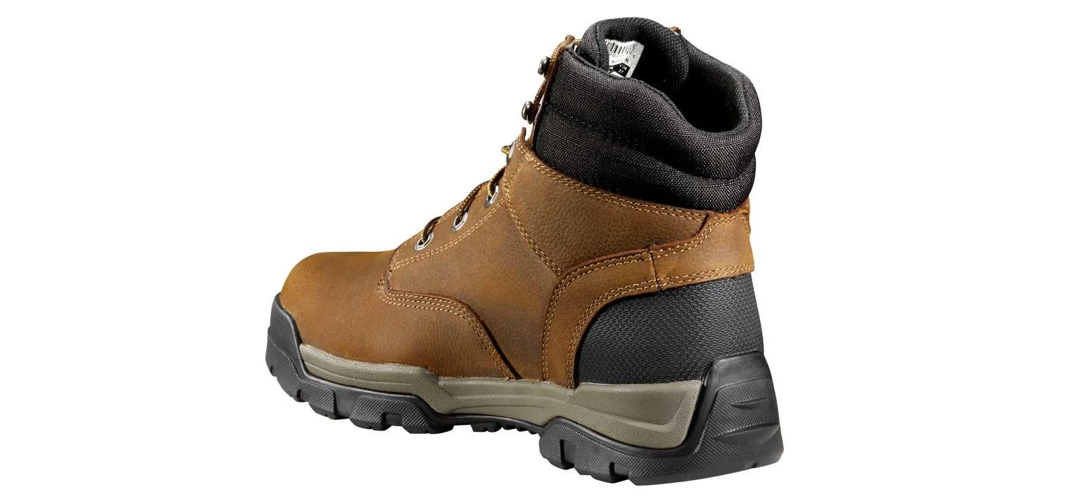 Carhartt Boots: Men's CME6047 Brown Oil Tanned Ground Force 6-Inch Soft Toe Waterproof Work Boot 5 Carhartt Boots: Men's CME6047 Brown Oil Tanned Ground Force 6-Inch Soft Toe Waterproof Work Boot - Image 3