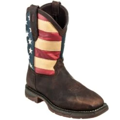 Durango Boots: Men's Steel Toe DB020 American Flag Rebel Cowboy Boots 13 Durango Boots: Men's Steel Toe DB020 American Flag Rebel Cowboy Boots -doublehboots shop durango 020 p 01