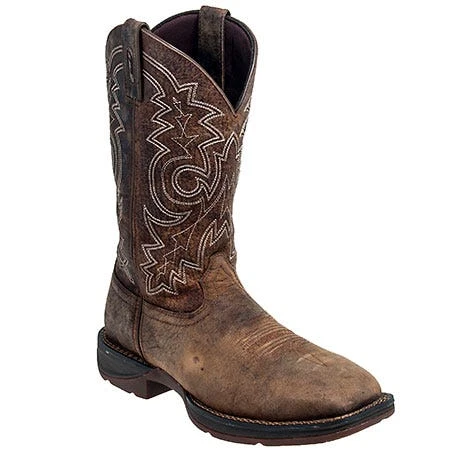 Durango Boots: Men's Brown Rebel DB4343 Steel Toe EH Cowboy Work Boots 7 Durango Boots: Men's Brown Rebel DB4343 Steel Toe EH Cowboy Work Boots - Image 5