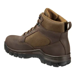 Black Diamond Carhartt Boots: Men's FF6213 Brown Steel Toe Rugged Flex 6" Waterproof Work Boot -doublehboots shop ff6213 m 2edit
