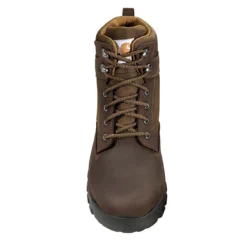Black Diamond Carhartt Boots: Men's FF6213 Brown Steel Toe Rugged Flex 6" Waterproof Work Boot -doublehboots shop ff6213 m 5edit