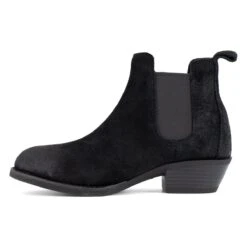 Frye Supply Boots: Women's FR40501F Black Steel Toe Safety-Crafted Chelsea Work Boot -doublehboots shop frye fr40501f chelsea 04