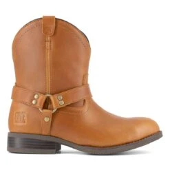 Frye Supply Boots: Women's FR40602F Brown Steel Toe Safety-Crafted Harness Work Boot 8 Frye Supply Boots: Women's FR40602F Brown Steel Toe Safety-Crafted Harness Work Boot -doublehboots shop frye fr40602f harness boot 01