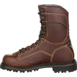 Georgia Boots: Men's Brown GB00238 Composite Toe Waterproof AMP Logger Low Heel Boots 10 Georgia Boots: Men's Brown GB00238 Composite Toe Waterproof AMP Logger Low Heel Boots -doublehboots shop gb00238 5 large