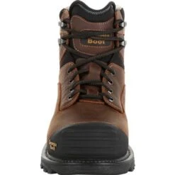 Georgia Boot GB00284 Men's Brown 6" Composite Toe Rumbler Boots -doublehboots shop gb00284 3 large