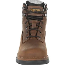 Georgia Boots: Men's GB00313 Brown EH Steel Toe Eagle One Waterproof Work Boots -doublehboots shop gb00313 3 large