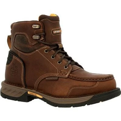 Georgia Boots: Men's GB00468 Brown Athens 360 Steel Toe Waterproof Work Boot 3 Georgia Boots: Men's GB00468 Brown Athens 360 Steel Toe Waterproof Work Boot