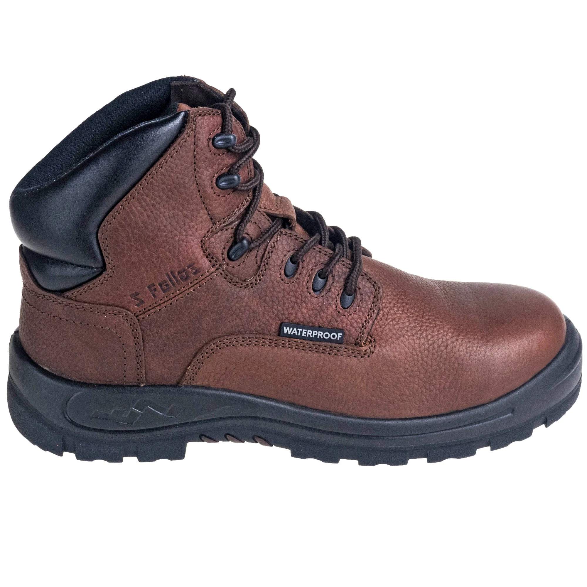 Genuine Grip Boots: Men's 6051 Brown Waterproof Composite Toe EH Poseidon 6-Inch Boots 6 Genuine Grip Boots: Men's 6051 Brown Waterproof Composite Toe EH Poseidon 6-Inch Boots - Image 4