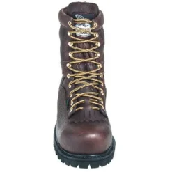 Georgia Boots: Men's G8341 Brown Steel Toe Waterproof EH Work Boots -doublehboots shop georgia g8341 f 01