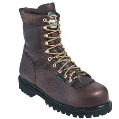 Georgia Boots: Men's G8341 Brown Steel Toe Waterproof EH Work Boots -doublehboots shop georgia g8341 p 01