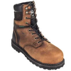 Georgia Boots: Waterproof Steel Toe EH G9334 Men's Dark Brown Brookville Work Boots -doublehboots shop georgia g9334 p 01