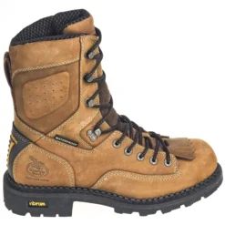 Georgia Boots: Waterproof Men's Composite Toe Brown EH GB00123 8-Inch Logger Comfort Core Work Boots -doublehboots shop georgia sb0012 o 01