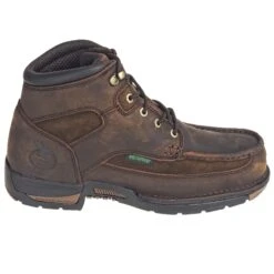 Georgia Boots: Waterproof Men's 6-Inch Brown G7403 Moc-Toe Athens Work Boots -doublehboots shop georgia sg7403 o 01