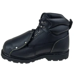 Iron Age Boots: Mens IA5016 Black Ground Breaker Met Guard Steel Toe EH Work Boots -doublehboots shop ia5016 4