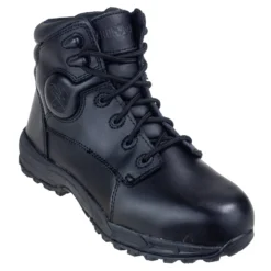 Iron Age Boots: Men's Black Steel Toe Leather Work Boots IA5150
