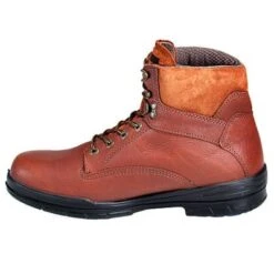Wolverine Boots: Men's DuraShock 3122 Slip Resistant Brown Work Boots 11 Wolverine Boots: Men's DuraShock 3122 Slip Resistant Brown Work Boots -doublehboots shop image 53850