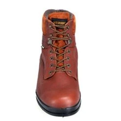 Wolverine Boots: Men's DuraShock 3122 Slip Resistant Brown Work Boots 10 Wolverine Boots: Men's DuraShock 3122 Slip Resistant Brown Work Boots -doublehboots shop image 53852