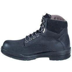 Wolverine Boots: Men's Black 3123 DuraShock Slip-Resistant Work Boots -doublehboots shop image 54098