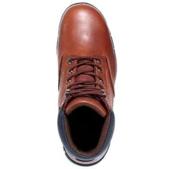 Wolverine Boots: Men's Brown 4906 Harrison Soft Toe Lace Up Work Boots -doublehboots shop image 76672