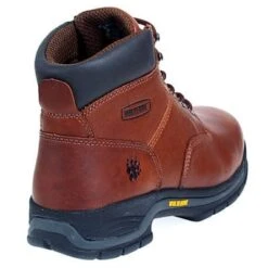 Wolverine Boots: Men's Brown 4906 Harrison Soft Toe Lace Up Work Boots -doublehboots shop image 76673