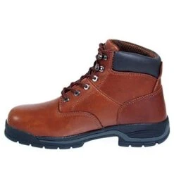 Wolverine Boots: Men's Brown 4906 Harrison Soft Toe Lace Up Work Boots -doublehboots shop image 76675