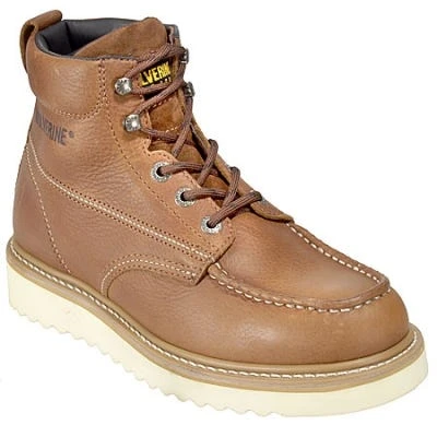 Wolverine Boots: Men's 8289 Steel Toe Wedge Sole Moc Toe Boots 9 Wolverine Boots: Men's 8289 Steel Toe Wedge Sole Moc Toe Boots - Image 7