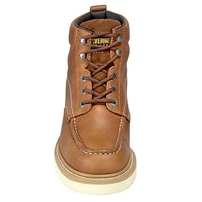 Wolverine Boots: Men's 8289 Steel Toe Wedge Sole Moc Toe Boots 4 Wolverine Boots: Men's 8289 Steel Toe Wedge Sole Moc Toe Boots - Image 2