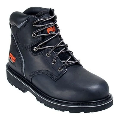 Timberland PRO Boots: Men's Pit Boss Black 33032 EH 6" Steel Toe Work Boots 3 Timberland PRO Boots: Men's Pit Boss Black 33032 EH 6" Steel Toe Work Boots