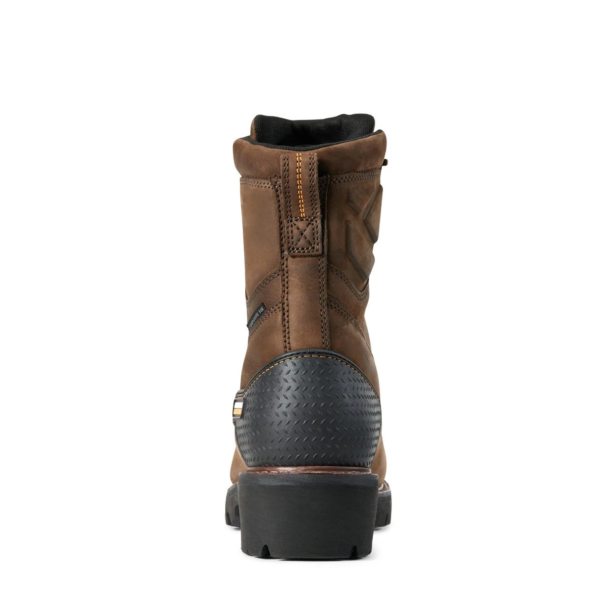 Ariat Boots: Men's 10018566 Oily Distressed Brown Powerline 8" Waterproof Composite Toe Work Boot 6 Ariat Boots: Men's 10018566 Oily Distressed Brown Powerline 8" Waterproof Composite Toe Work Boot - Image 4