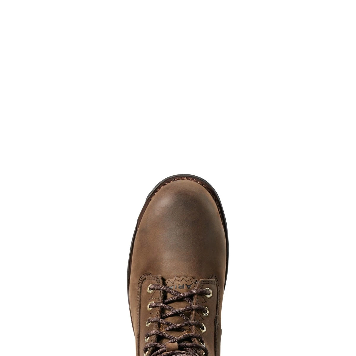 Ariat Boots: Men's 10018566 Oily Distressed Brown Powerline 8" Waterproof Composite Toe Work Boot 4 Ariat Boots: Men's 10018566 Oily Distressed Brown Powerline 8" Waterproof Composite Toe Work Boot - Image 2