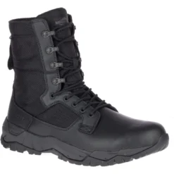 Merrell Boots: Unisex J099351 Black MQC Patrol Waterproof Tactical Work Boot -doublehboots shop j099351