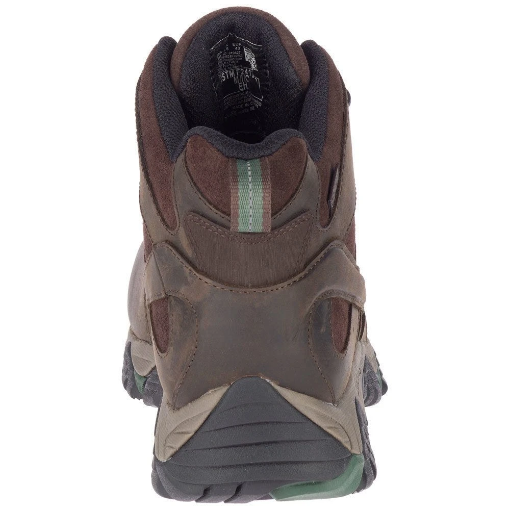 Merrell Boots: Men's J10627 Brown Moab Vertex Mid Composite Toe Waterproof Work Boot 4 Merrell Boots: Men's J10627 Brown Moab Vertex Mid Composite Toe Waterproof Work Boot - Image 2