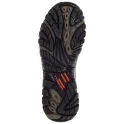 Merrell Boots: Men's J15735 Brown Orange Phaserbound Composite Toe Waterproof Work Hiker