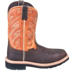 Justin Boots: Men's SE4561 Steel Toe EH Stampede Cowboy Work Boots 12 Justin Boots: Men's SE4561 Steel Toe EH Stampede Cowboy Work Boots -doublehboots shop justin 4561 090 o 01