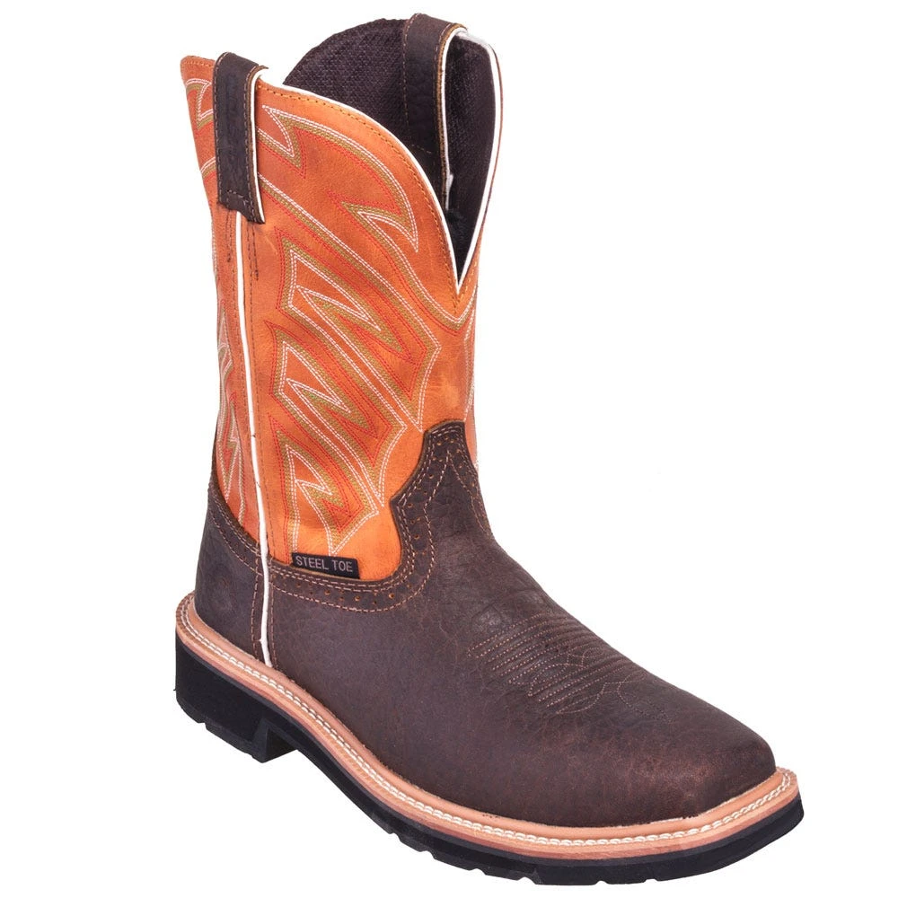 Justin Boots: Men's SE4561 Steel Toe EH Stampede Cowboy Work Boots 5 Justin Boots: Men's SE4561 Steel Toe EH Stampede Cowboy Work Boots - Image 3