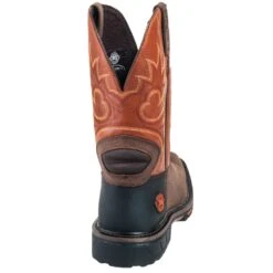 Justin Boots: Men's SE4944 Two Tone Leather EH Cowboy Work Boots -doublehboots shop justin wk4944 090 b 01