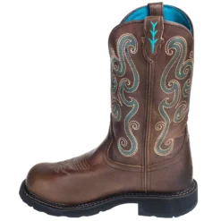 Justin Boots: Women's GY9991 Waterproof Steel Toe EH Tan Gypsy Pull-On Work Boots -doublehboots shop justin wkl9991 i 01
