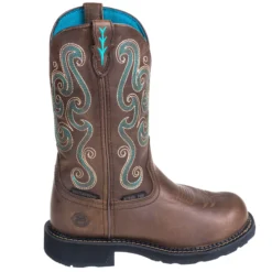 Justin Boots: Women's GY9991 Waterproof Steel Toe EH Tan Gypsy Pull-On Work Boots -doublehboots shop justin wkl9991 o 01