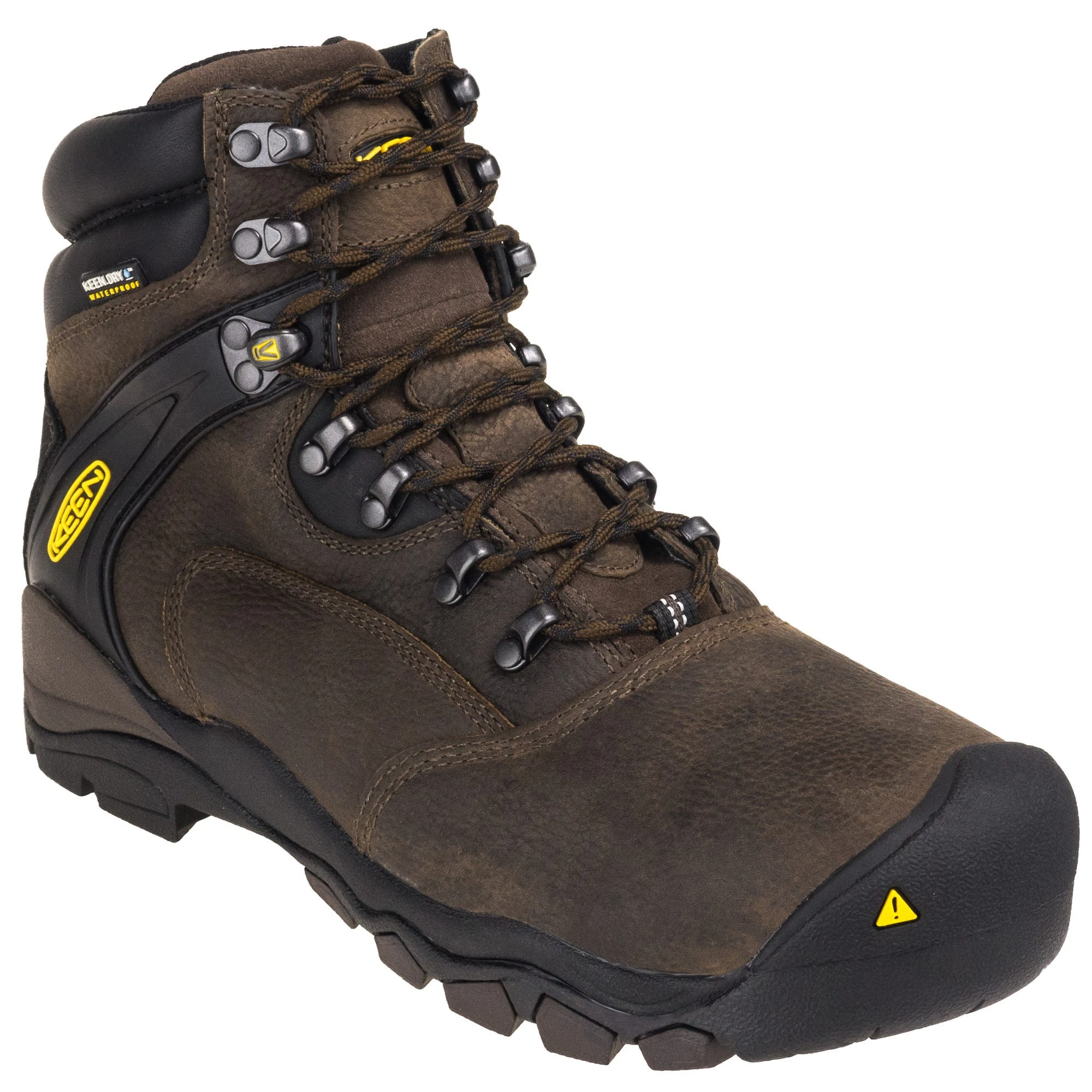 KEEN Utility Boots: Men's 1015401 Steel Toe Brown Waterproof Louisville 6-Inch Work Boots 5 KEEN Utility Boots: Men's 1015401 Steel Toe Brown Waterproof Louisville 6-Inch Work Boots - Image 3