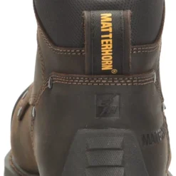 Matterhorn Boots: Men's MT2561 Brown Composite Toe Maximus 2.0 6" Waterproof Work Boot -doublehboots shop mt2561 500xauto heel