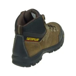 Caterpillar Boots: Men's Threshold Brown Waterproof 74128 Work Boots -doublehboots shop p74128 5