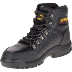 CAT Footwear: Men's P90800 Outline Steel Toe Black Slip-Resistant Boots 14 CAT Footwear: Men's P90800 Outline Steel Toe Black Slip-Resistant Boots -doublehboots shop p90800 4