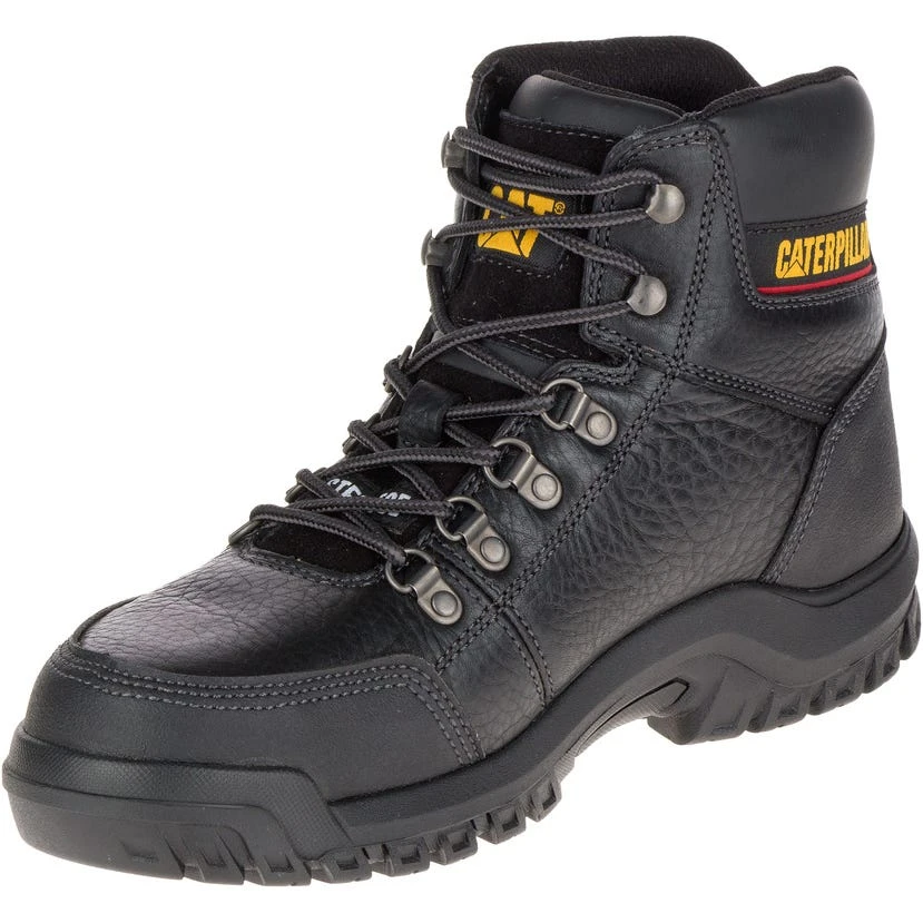 CAT Footwear: Men's P90800 Outline Steel Toe Black Slip-Resistant Boots 5 CAT Footwear: Men's P90800 Outline Steel Toe Black Slip-Resistant Boots - Image 3