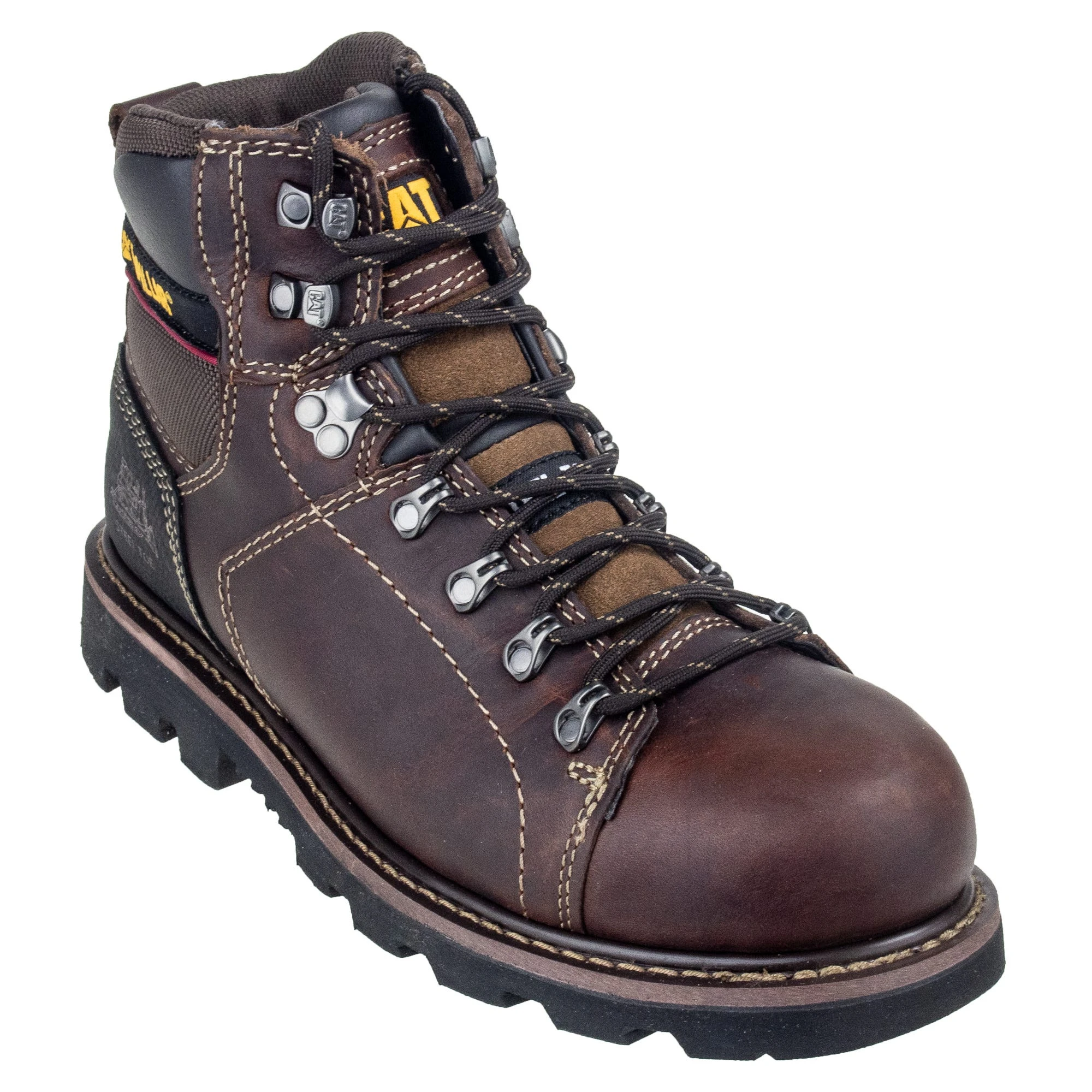Caterpillar Boots: Alaska 2.0 Steel Toe Men's 90865 Brown 6-Inch Work Boots 3 Caterpillar Boots: Alaska 2.0 Steel Toe Men's 90865 Brown 6-Inch Work Boots