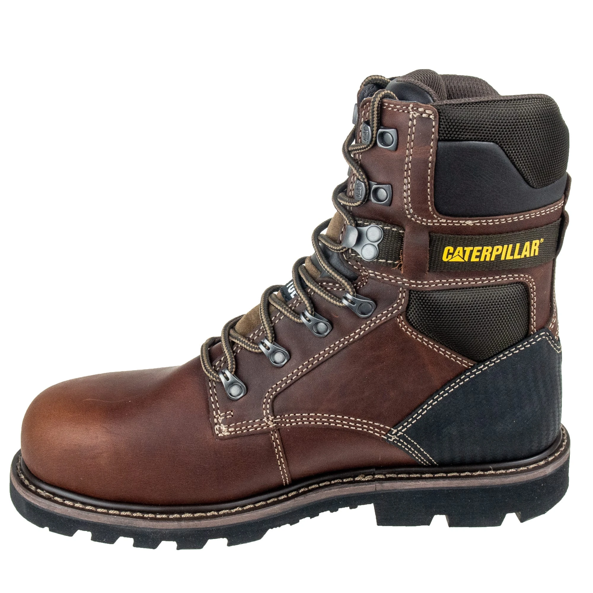Caterpillar Boots: Men's Indiana 2.0 90870 Brown Steel Toe 8-Inch Work Boots 6 Caterpillar Boots: Men's Indiana 2.0 90870 Brown Steel Toe 8-Inch Work Boots - Image 4