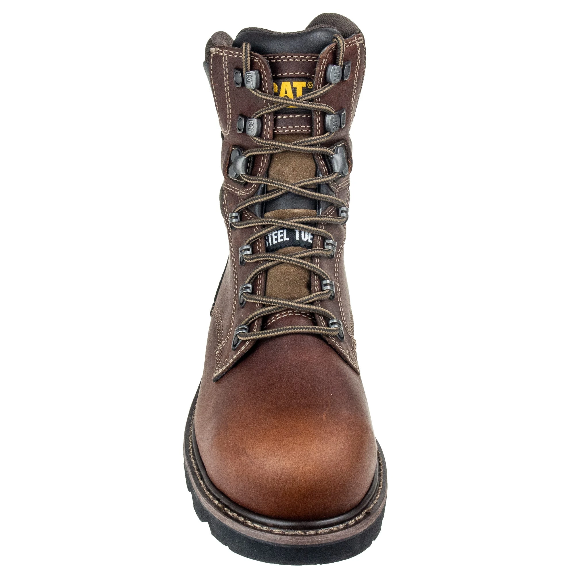 Caterpillar Boots: Men's Indiana 2.0 90870 Brown Steel Toe 8-Inch Work Boots 7 Caterpillar Boots: Men's Indiana 2.0 90870 Brown Steel Toe 8-Inch Work Boots - Image 5